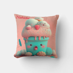 Kawaii throw pillow