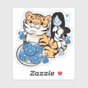 Kawaii Tiger and Yuki-Onna Ghost Doughnuts