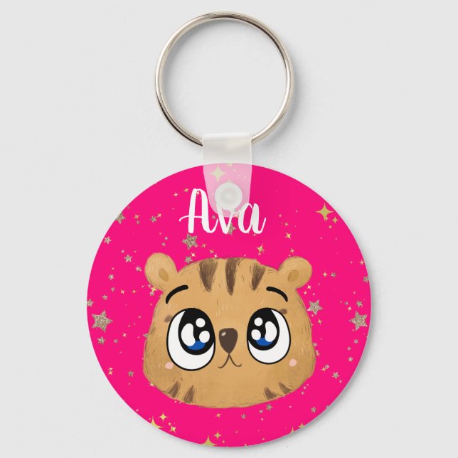 kawaii tigre key ring (Front)