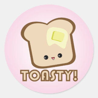 Kawaii Toasty! Toast stickers