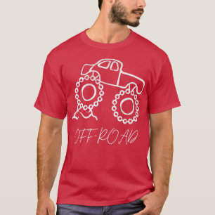 Kawaii Truck Cars 4x4 Crushing Monster Trucks Love T-Shirt