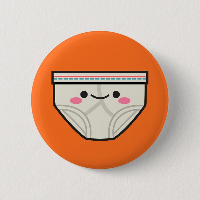 Kawaii Underpants Button (Front)