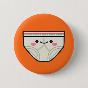 Kawaii Underpants Button