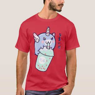 Kawaii Unicorn Bubble Tea T-Shirt