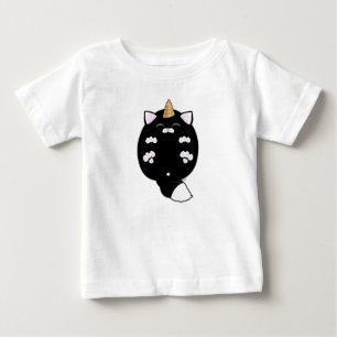 Kawaii Unicorn Cat Belly Baby T-Shirt