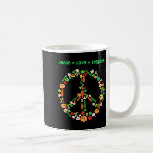 Kawaii Vegetables Peace Sign Funny Gift For Vegeta Coffee Mug