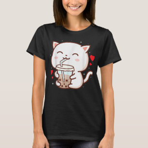 Kawaii Vintage Style Japenese Ramen Cat T-Shirt