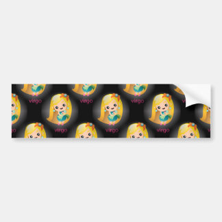 kawaii virgo bumper sticker