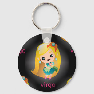 kawaii virgo key ring