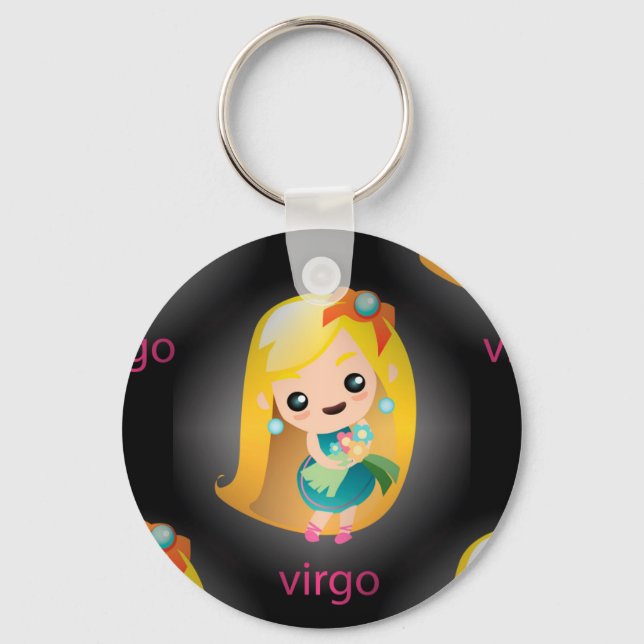 kawaii virgo key ring (Front)