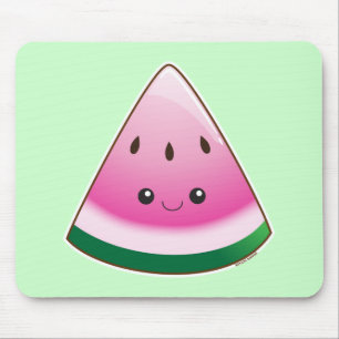 Kawaii Watermelon Mouse Pad