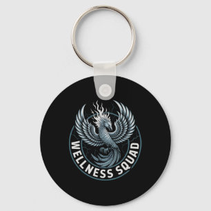 Kawaii Wellness Squad Recovery Rehab Rockstar Pta Key Ring