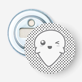 Kawaii Winking Ghost Bottle Opener