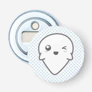 Kawaii Winking Ghost Bottle Opener