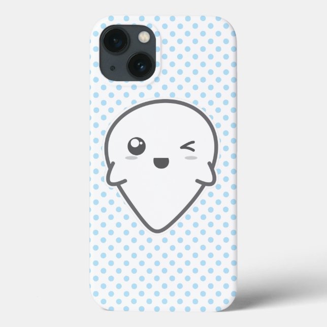 Kawaii Winking Ghost iPad Air Case (Back)