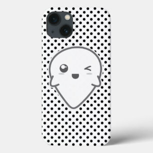 Kawaii Winking Ghost iPad Case