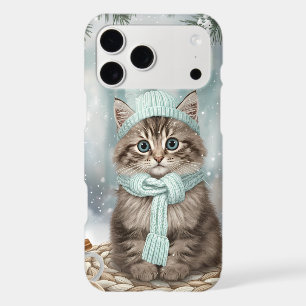 Kawaii Winter Cat Phone Case iPhone Version