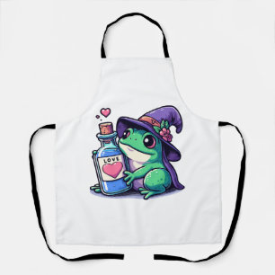 Kawaii witchy love potion apron