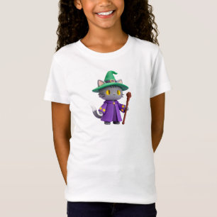 Kawaii Wizard Cat T-Shirt