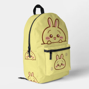 Kawaii Yellow Bunny Backpack - Cute School
