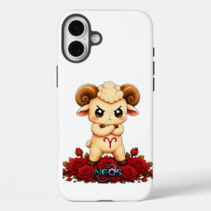 Kawaii Zodiac Neos Aries iPhone 16 Plus Case