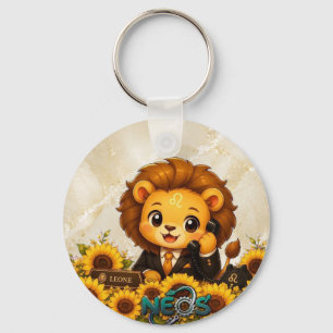 Kawaii Zodiac Neos Leo Key Ring