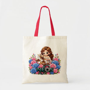 Kawaii Zodiac Neos Libra Tote Bag