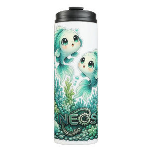 Kawaii Zodiac Neos Pisces Thermal Tumbler