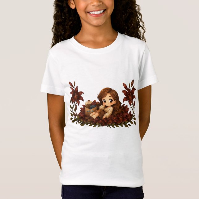 Kawaii Zodiac Neos Virgo T-Shirt (Front)