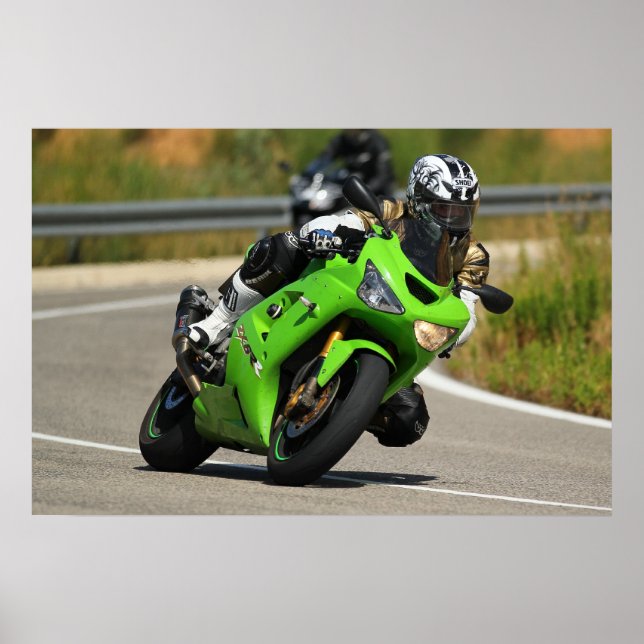 KAWASAKI ZX6R POSTER (Front)