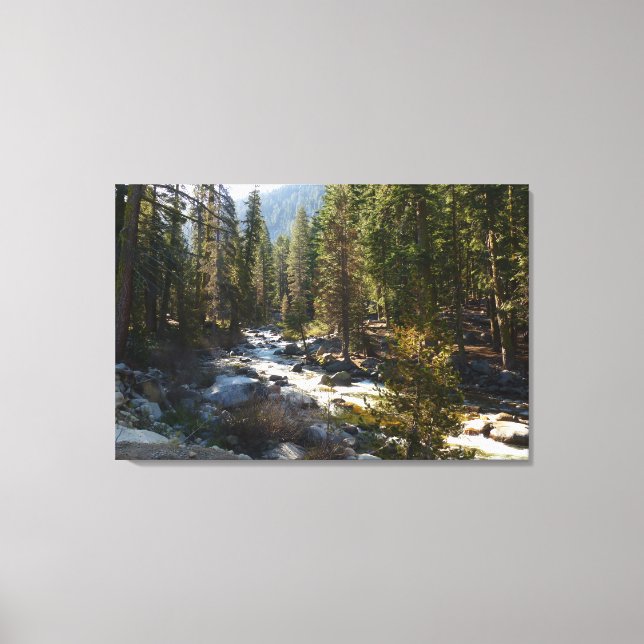 Kaweah River in Sequoia National Park Canvas Print (Front)