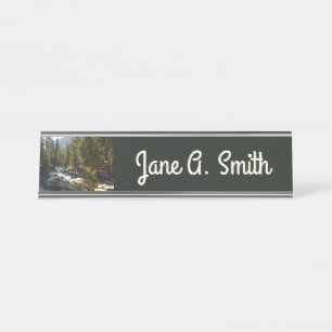 Kaweah River in Sequoia National Park Desk Name Plate