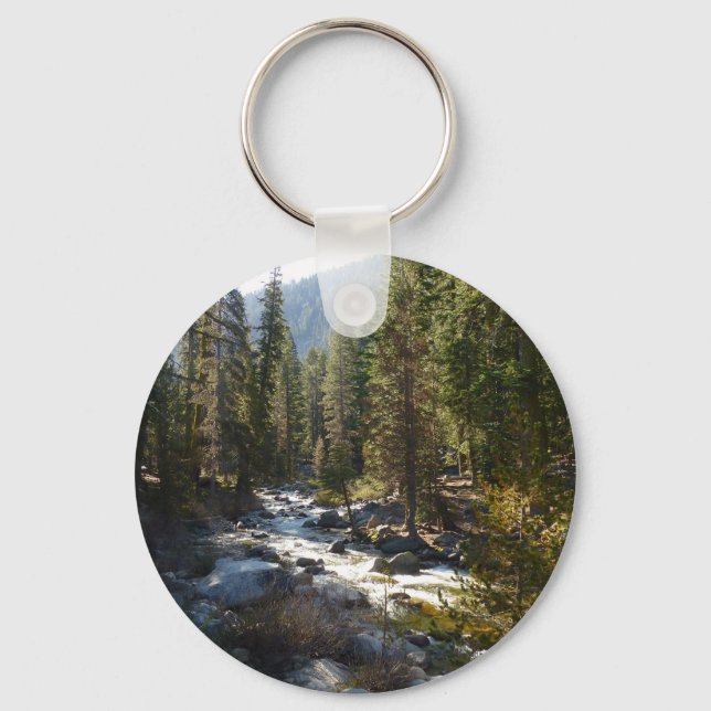 Kaweah River in Sequoia National Park Key Ring (Front)