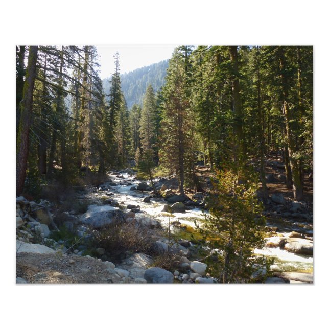 Kaweah River in Sequoia National Park Photo Print (Front)