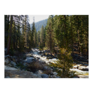 Kaweah River in Sequoia National Park Poster