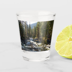Kaweah River in Sequoia National Park Shot Glass