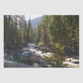 Kaweah River in Sequoia National Park Tissue Paper