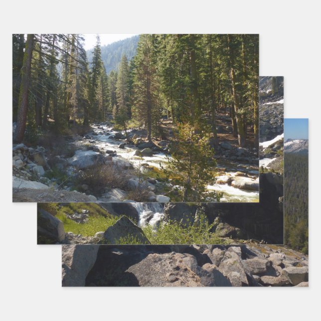 Kaweah River in Sequoia Wrapping Paper Sheet (Set)
