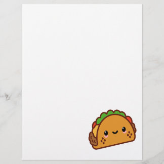 Kawii Taco Face Flyer