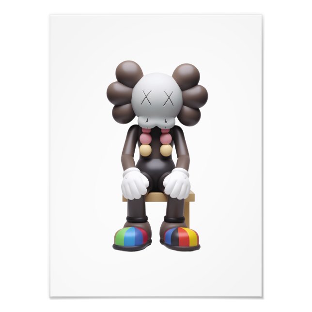Kaws at Rest Photo Print - High-Quality Printed (Front)