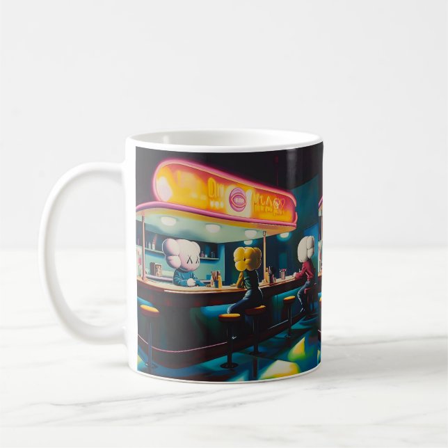 kaws diner coffee mug (Left)