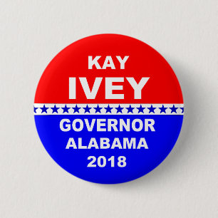 Kay Ivey Governor Alabama 2018 6 Cm Round Badge