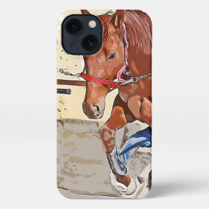 Kay Mei Farm Tonton Toro-chan "A Foot Lift with Mu iPhone 13 Case