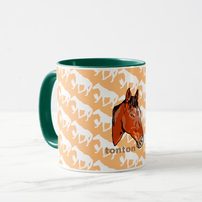 Kay Mei Farm Tonton Trochan Silhouette Mug (Front Left)