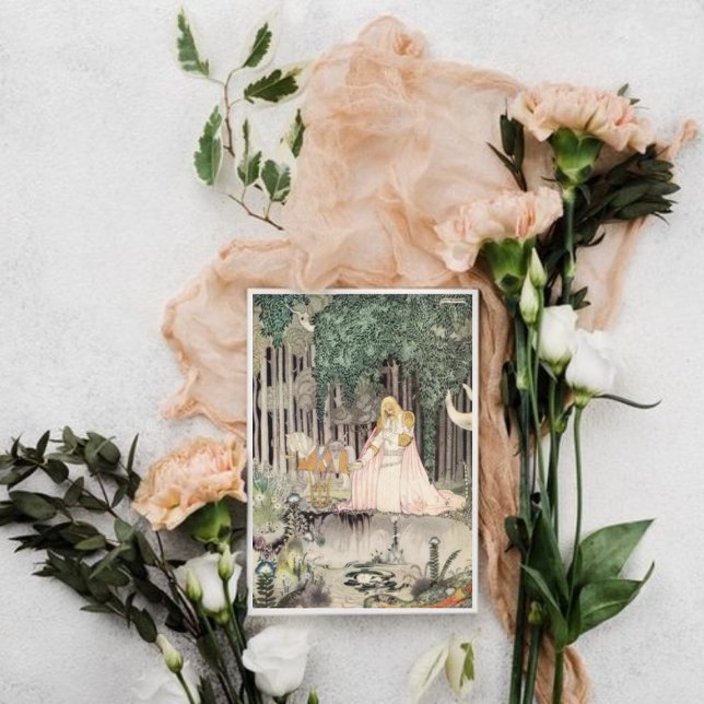 Kay Nielsen The Image in Fairy Lake Thank You Card (Creator Uploaded)