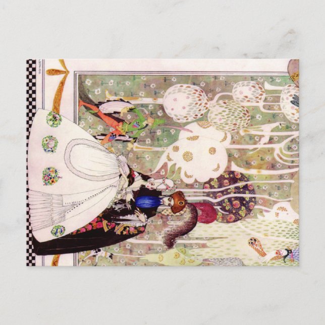 Kay Nielsen's Bluebeard Fairy Tale Postcard (Front)