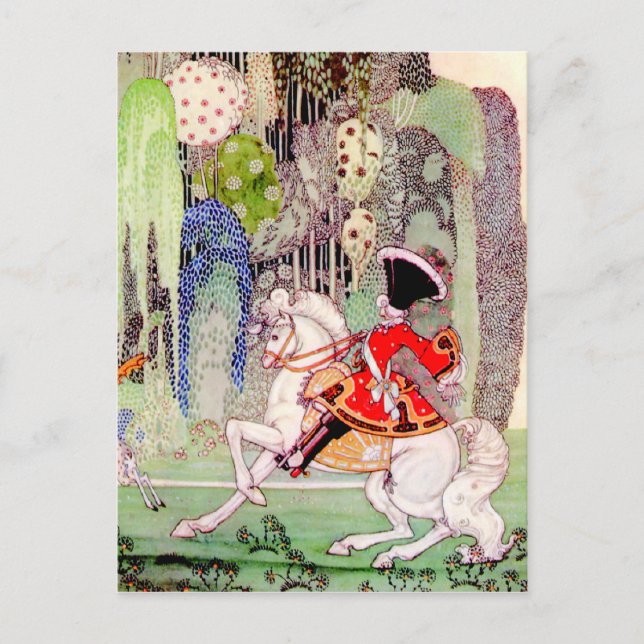 Kay Nielsen's Fairy Tale Prince Charming Postcard (Front)
