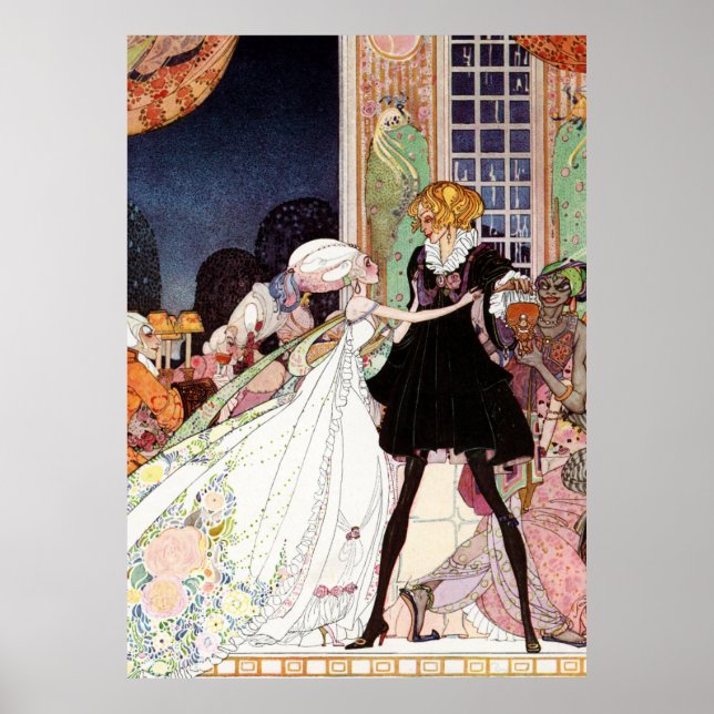 Kay Nielsen's Prince Charming and Cinderella Poster (Front)