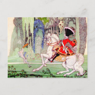 Kay Nielsen's Prince Charming from Sleeping Beauty Postcard