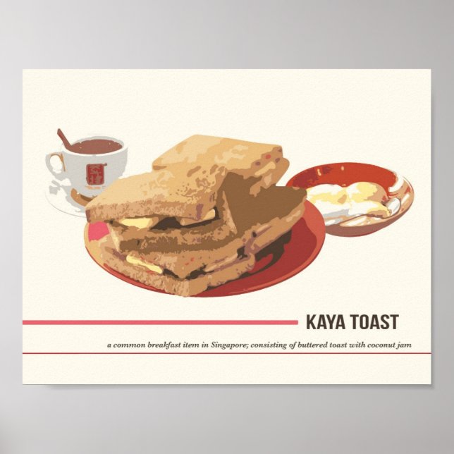 Kaya Toast Poster (Front)